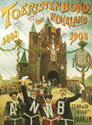 ANWB-Jubiläumsfeier in Haarlem, 1908