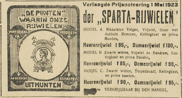 Sparta-advertentie