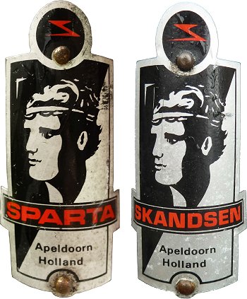 balhoofdplaatjes Sparta + Skandsen